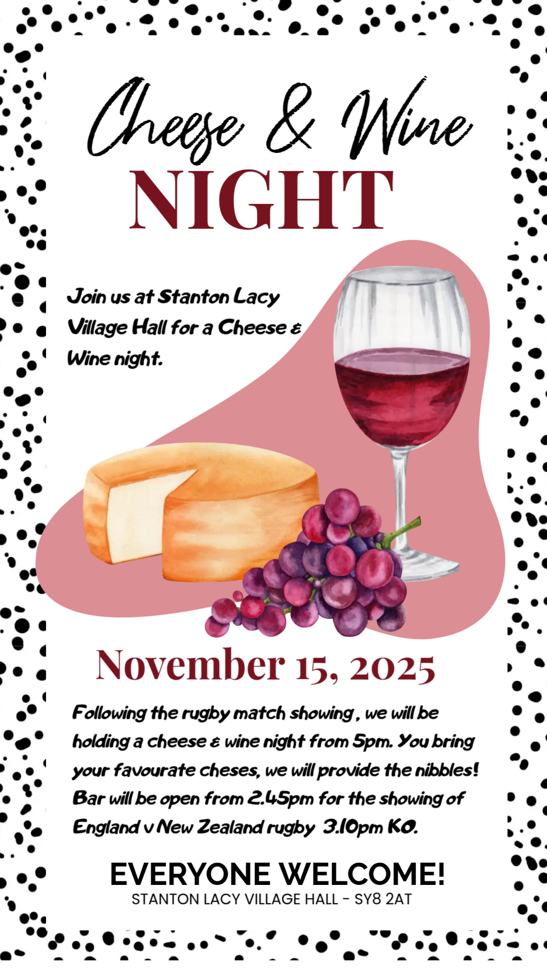 Cheese & Wine Night