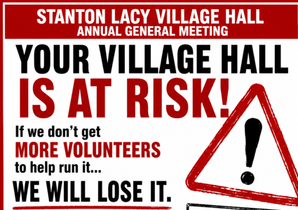 Your Village Hall Needs You